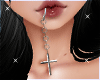 Lip Chain Cross