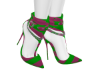 Pop Stripe Heels