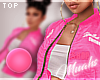 M! Bomber Jacket - Pink