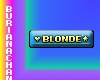 Blonde VIPtag