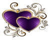 purple  heart pumps