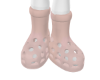 Shiny Pink Crocs