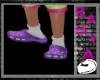 Purple Kids Crocs