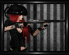 Dark cowgirl rifle