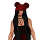 Red Hat w/ Black Hair