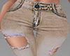 Brown Torn Jeans RL