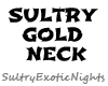 SULTRY GOLD NECKLACE