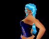 light blu braided hair