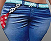 Blue Retro Jean Capris