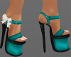 H/School Girl Shoes Teal