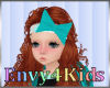 Kids Teal Bow
