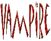 Vampire Logo Sticker