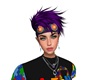 purple short hair