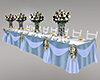 Wedding Party Table Blue
