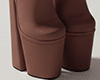 Platforms Boots Brown