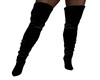Thigh High BLACK LEATHER