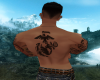 RSS| Marine Back Tattoo
