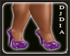 Purple Escee Heels