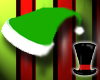 [M]Small Green Santa Hat