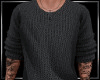 Gray Sweater+Tats
