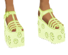 Yellow Plaform Sandals