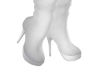 White Xmas Boots