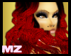 ~MZ~RED/BLK GIZELE! HAIR