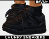 ! chunky sneakers blk
