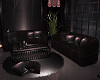 Black set couch