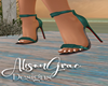 Lindy Aqua Heels