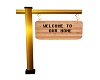 Welcome Sign Post