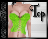 ∞ | Green Lace Corset
