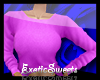 ES} Purple Sweater Top