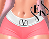 Pink Mini Shorts V