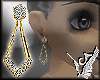 Diamond and Gold Earring