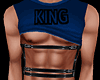 Sexy Strap King Tee Blue