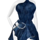 Smoke Blue Long Dress