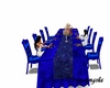 table wedding bleu