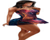 abstract abby mini dress