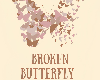 BROKEN BUTTERFLY FLAG