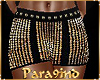 P9)PAM"Gold Mini Skirt