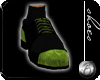 [geo] LimeBlk Dress Shoe