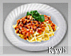 K: Spaghetti Plate