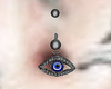 evil eye belly ring 🚬