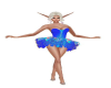 Blue Elf/Fairy/Ballerina
