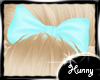Angie Bun Blue BOW only
