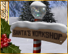 I~North Pole Santa Sign