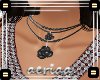 ♥A♥ Necklace rose b