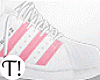 T! Y2K Pink/White Kicks