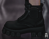 Black Nylon Boots.
